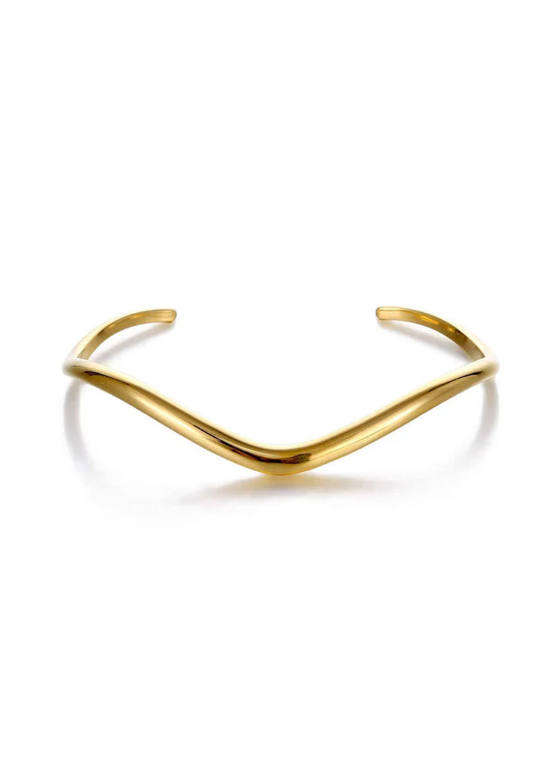 Swell Cuff Bracelet - Gold