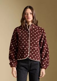 Deeda Sherpa Jacket - Merlot