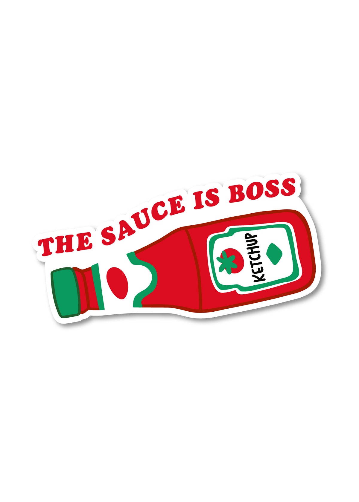 Sauce Is Boss Sticker