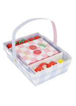 Fruit Basket Valentine's Cards & Erasers Set