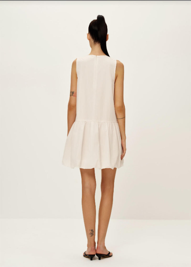 Tess Bubble Dress - White