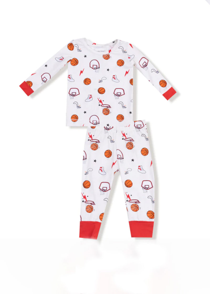 2-Piece L/S Pajama Set - Basketball Uni