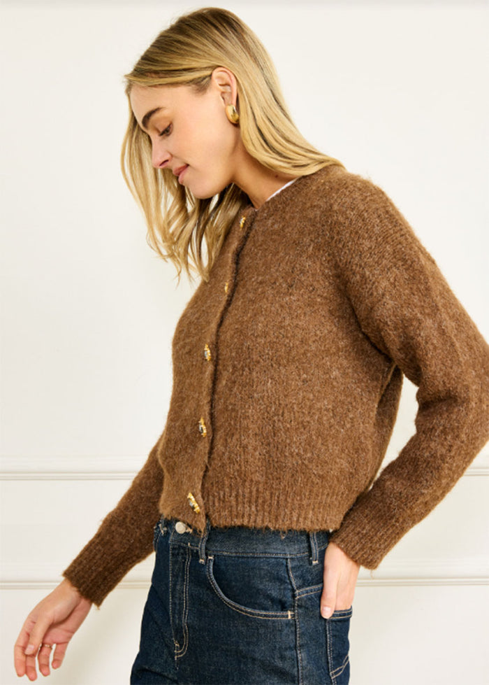Morgan Cardigan - Brown
