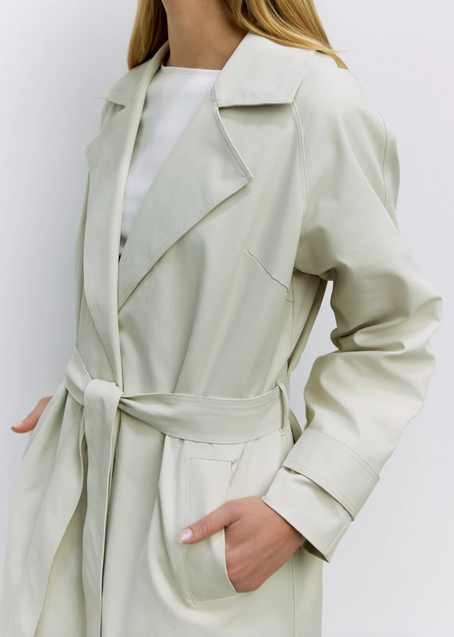 The Diane Coat - Bone