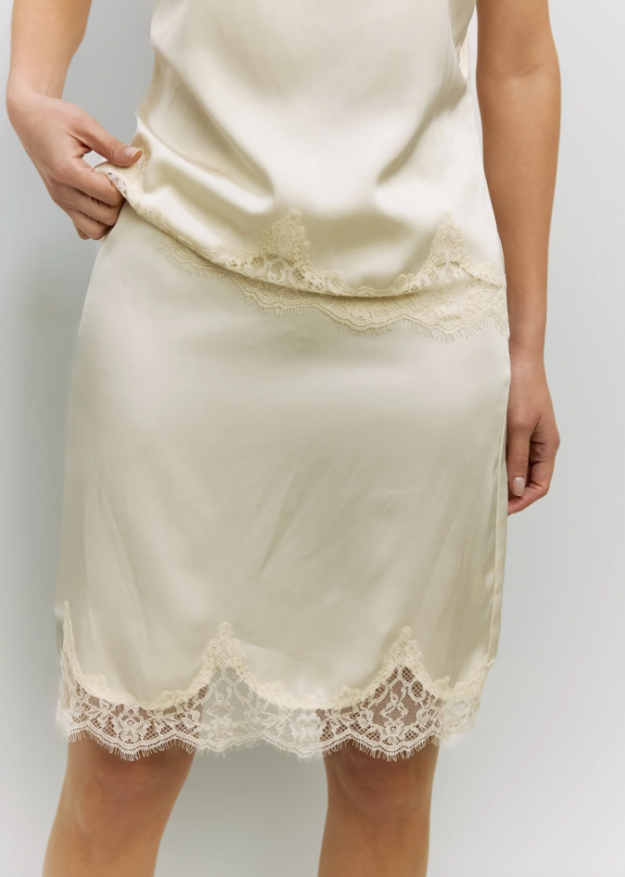 The Ayla Skirt - Cream