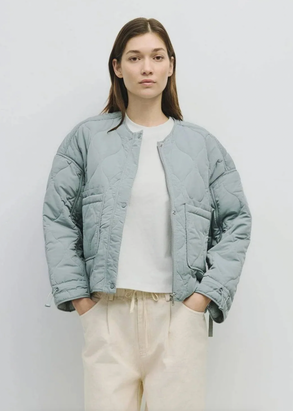 The Kara Jacket - Baby Blue
