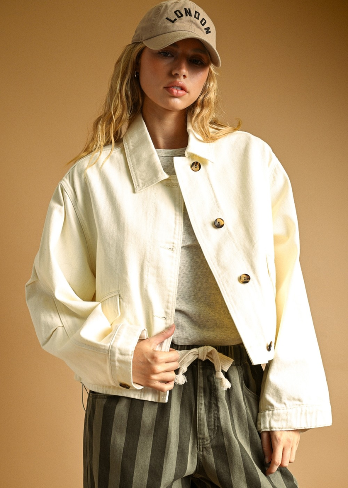 Simonne Jacket - Ecru