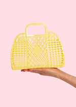 Small Retro Basket - Yellow