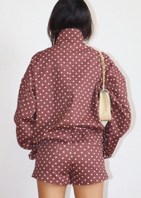 Sonny Spotted Jacket - Chocolate