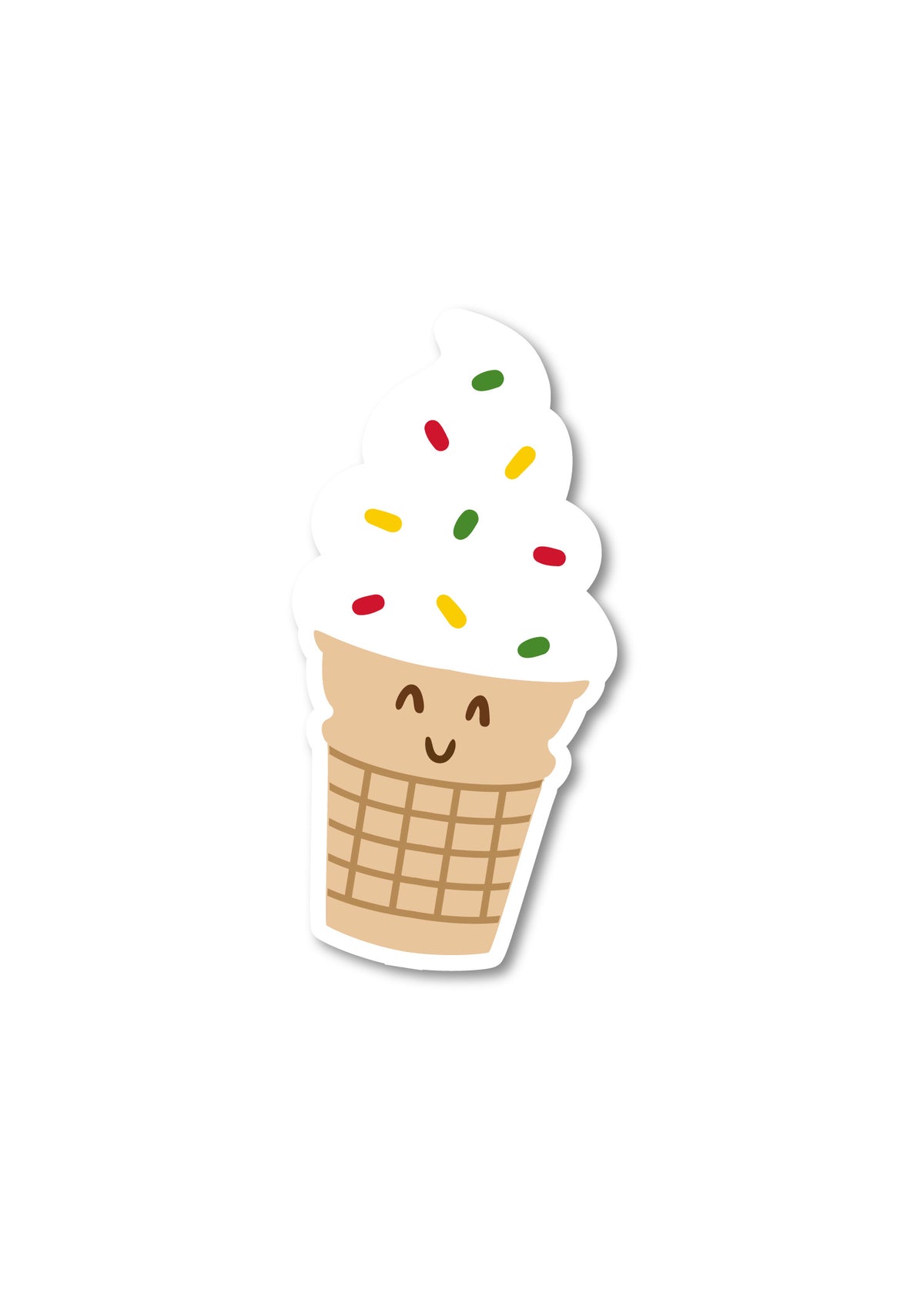Sprinkle Cone Sticker