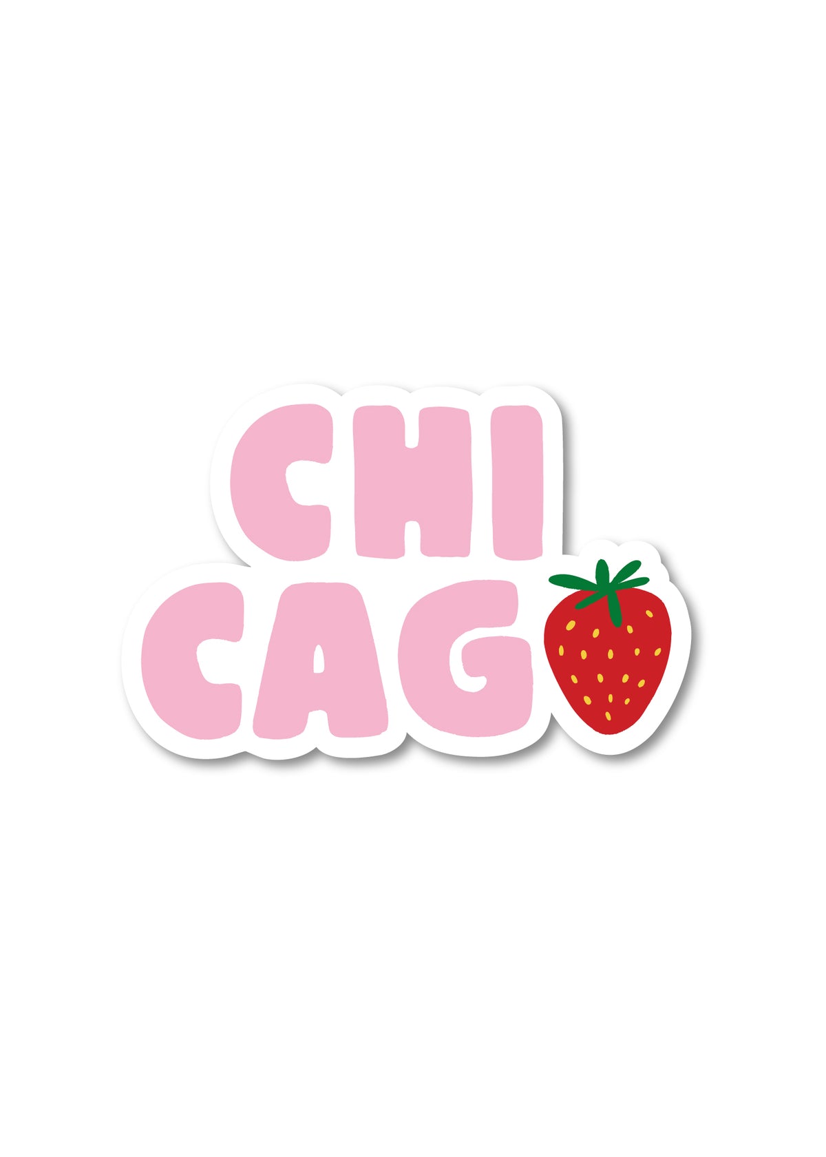 Stacked Chicago Berry Sticker