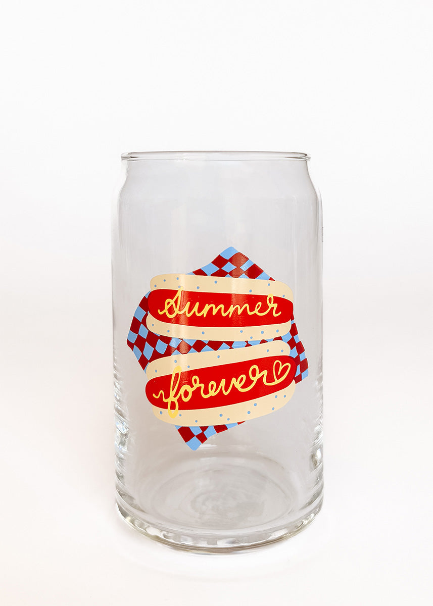 Summer Forever Can Glass