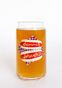 Summer Forever Can Glass