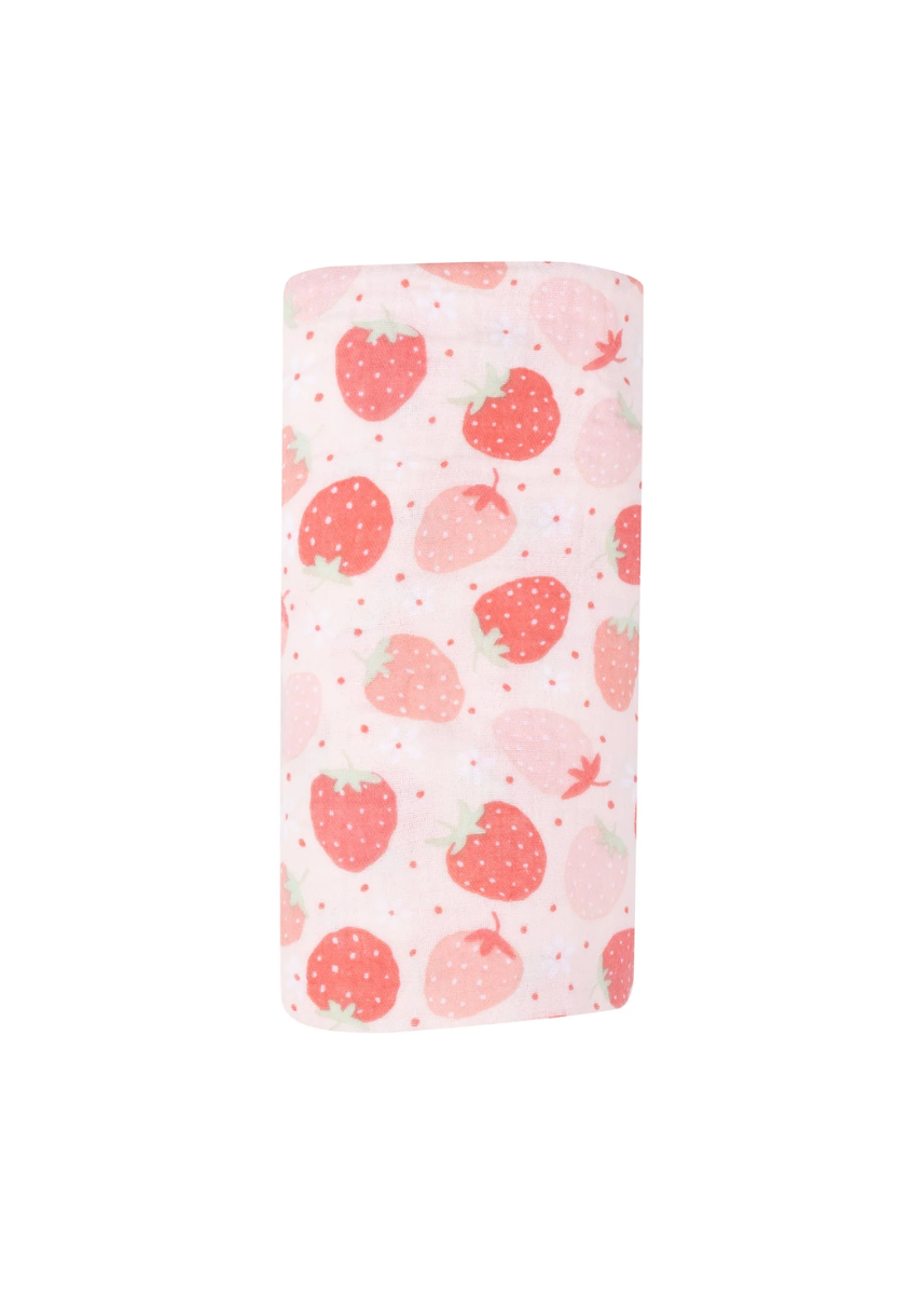 Swaddle Blanket - Strawberry Bliss
