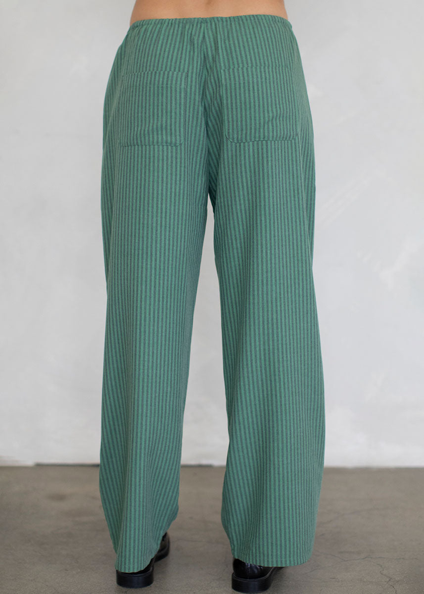 Sienna Stripe Pants - Green
