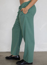 Sienna Stripe Pants - Green