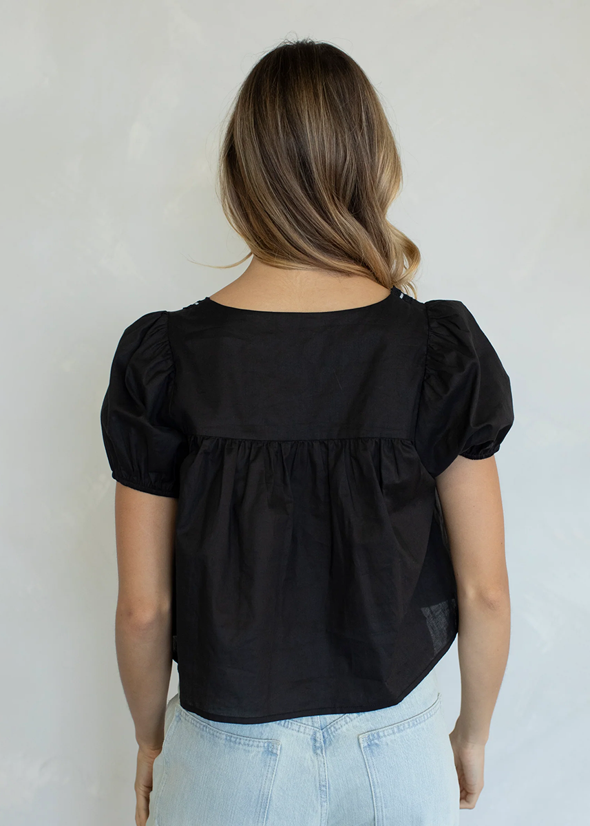 Luna Blouse - Black