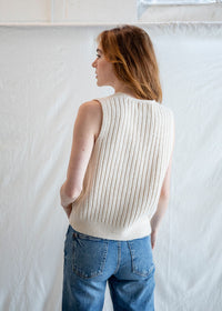 Frances Granny Vest - Cream