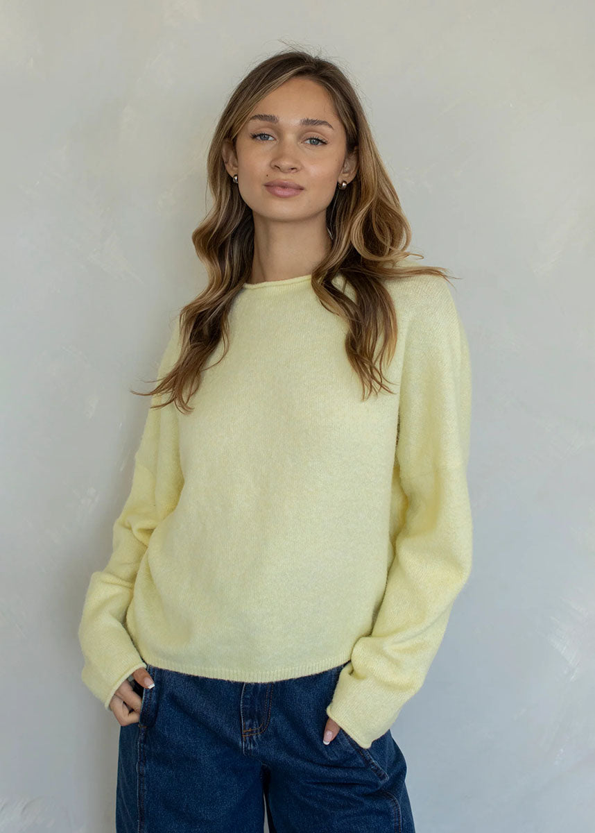 Piper Oversized Pullover - Butter
