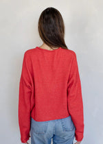 Piper Cardigan - Red