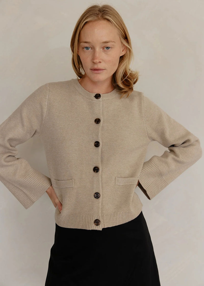 The Tyler Cardigan - Oatmeal