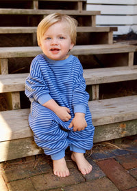 Marlowe Jumpsuit - Bel Air Blue Stripe