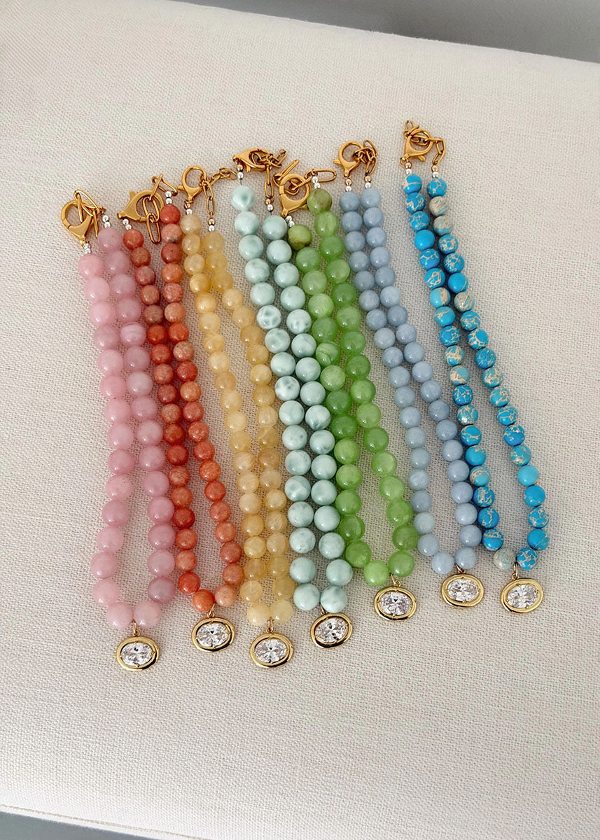 Naples Necklace - Light Blue