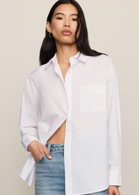 The Gallery Button-Up - White