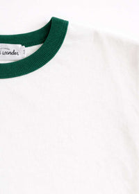 Custom Embroidered Toddler Ringer Tee - Green