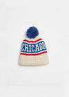 Toddler Mad Hatter Chicago Varsity Beanie - Royal & Red