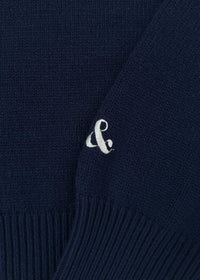 Chicago Vintage Block Stripe Sweater - Navy