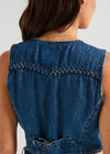 Braided Denim Vest - Big Yikes