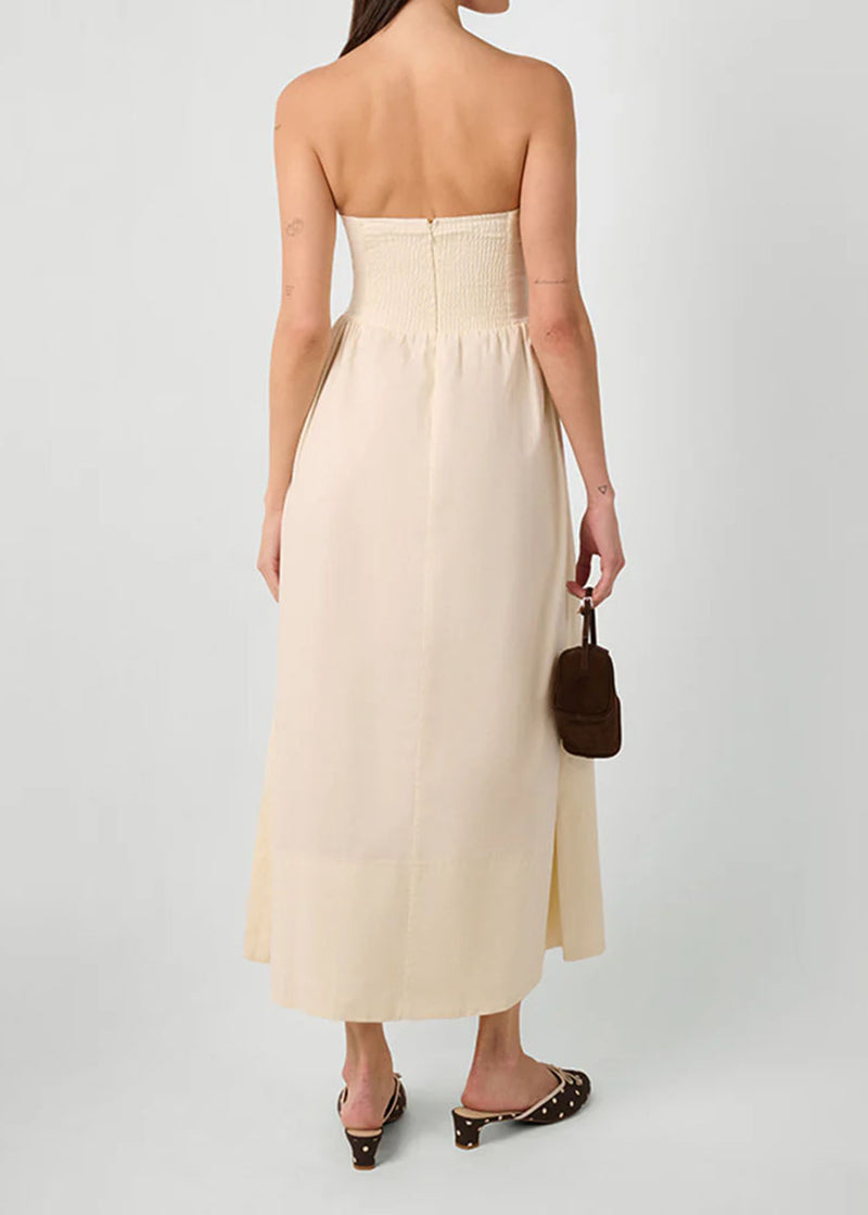 Beck Corset Maxi Dress - Ivory
