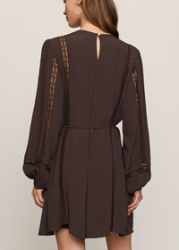 Wilde Mini Dress - Cocoa Bean