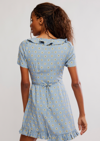 Wildest Dreams Mini Dress - Autumn Sky