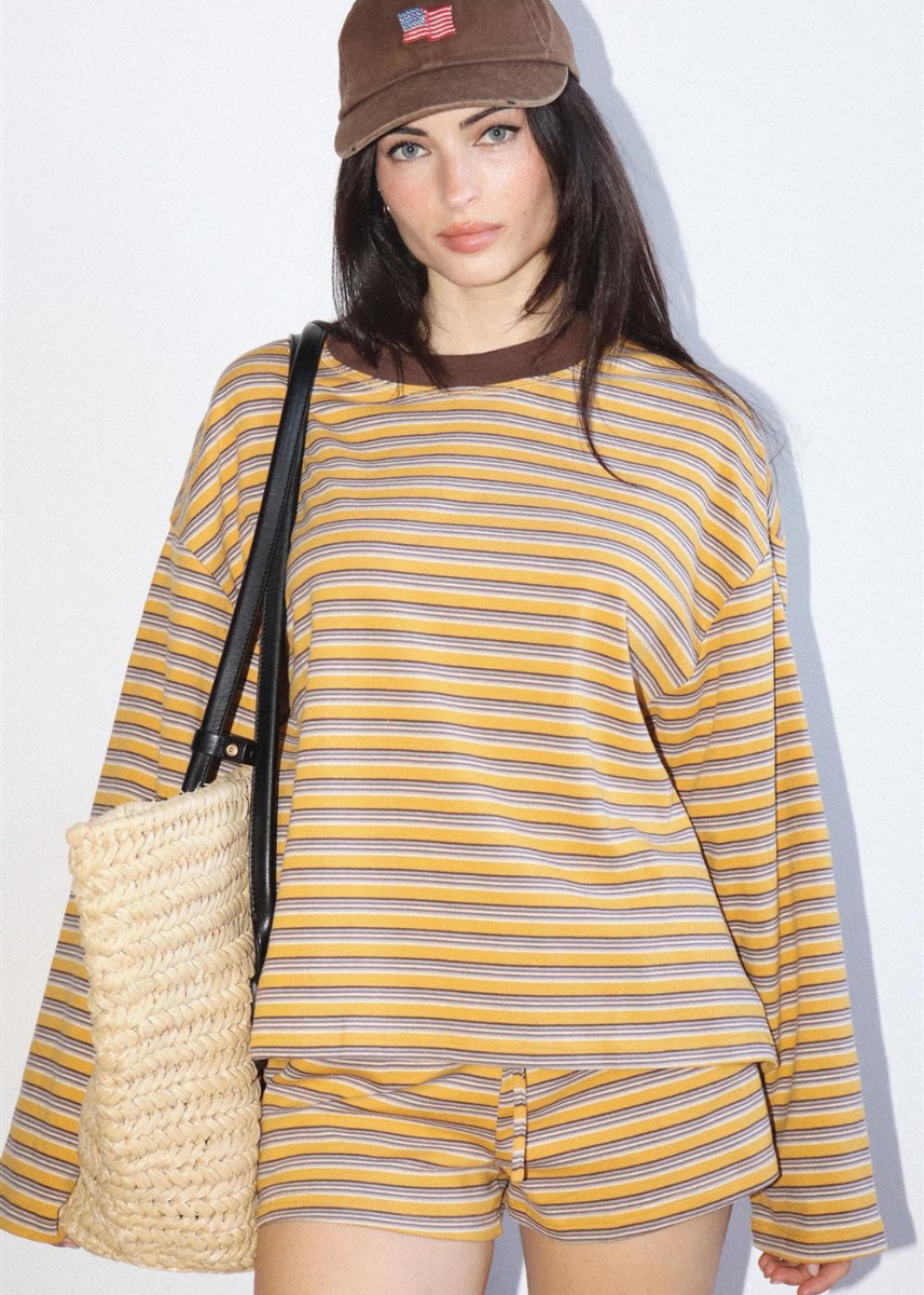 Wilson Striped Top - Yellow