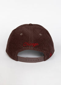 Windy City Wide Whale Cord Hat - Brown