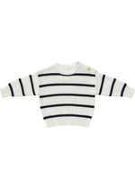 Navy Stripe Knit Sweater