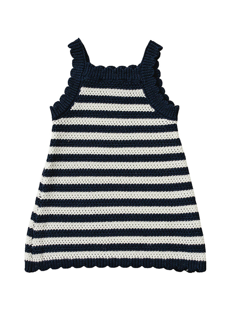 Navy Stripe Knit Tank Dress