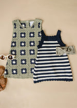 Navy Stripe Knit Tank Dress