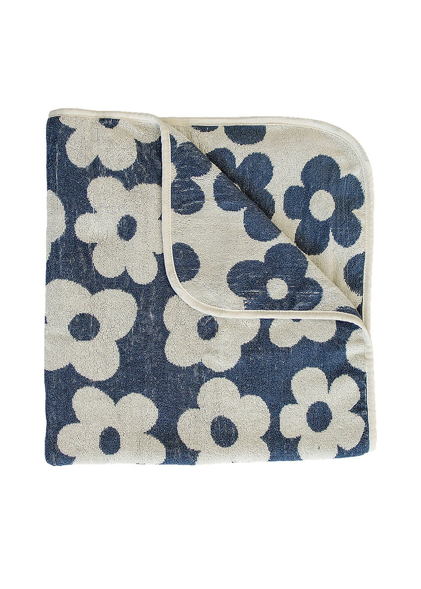 Floral Organic Cotton Beach Towel