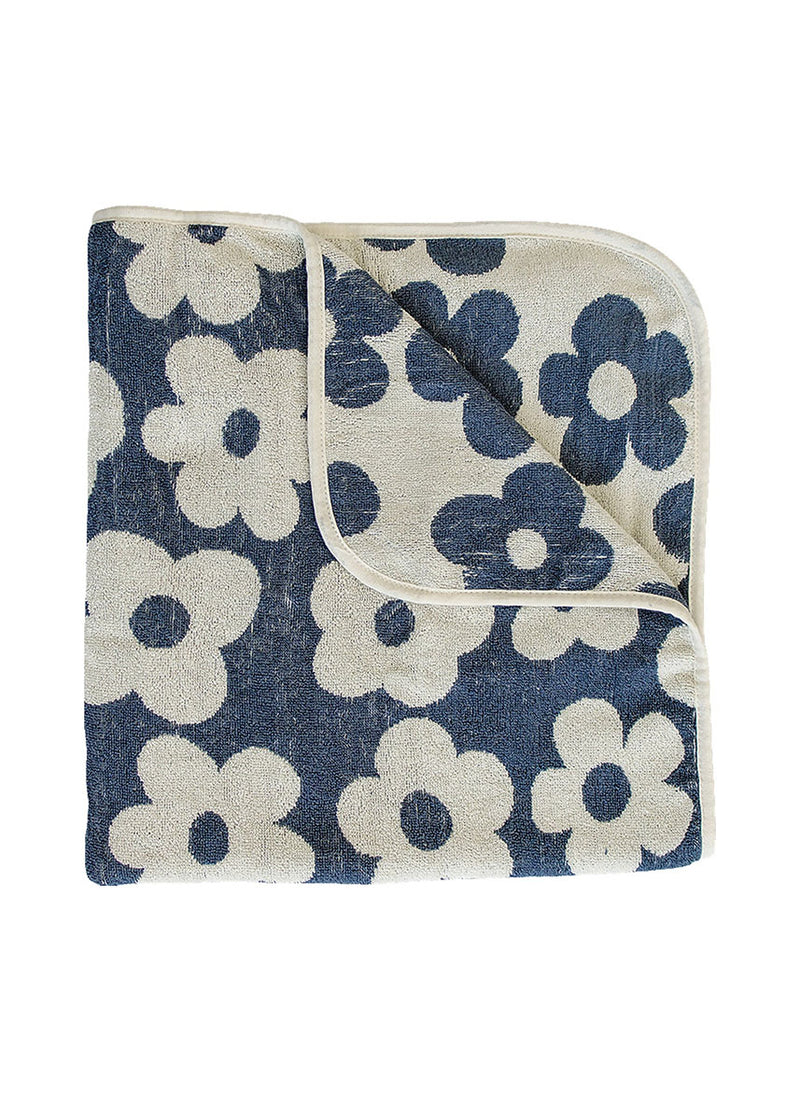 Floral Organic Cotton Beach Towel