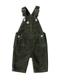 Green Corduroy Overalls