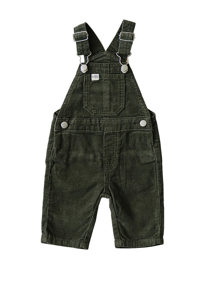 Green Corduroy Overalls