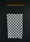 Charcoal Checkered Muslin Swaddle Blanket