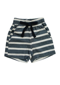 Stripe Linen Cotton Shorts