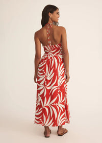 Elodi Vacances Midi Dress - Cabana Red