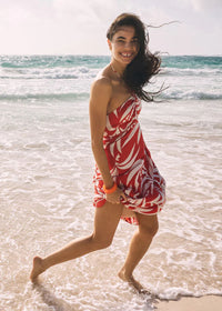 Elodi Vacances Midi Dress - Cabana Red