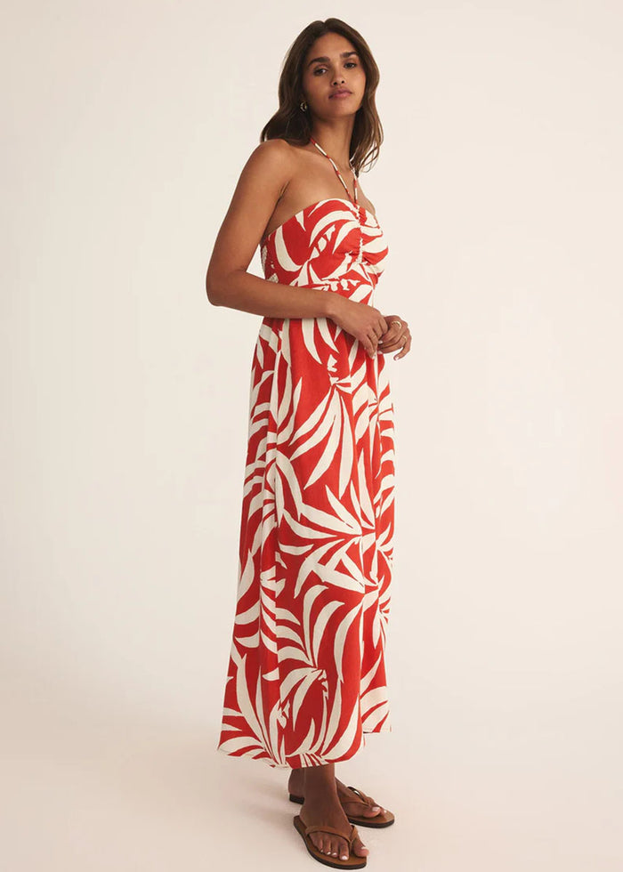 Elodi Vacances Midi Dress - Cabana Red