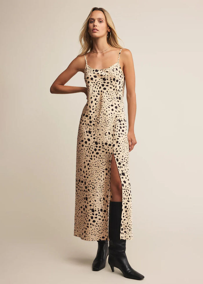 Crystal Savanna Midi Dress - Custard